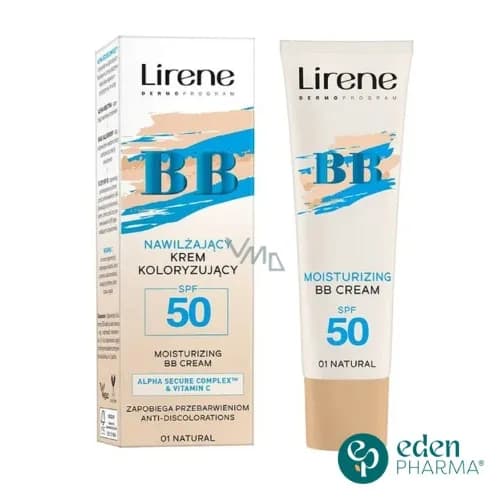 Lirene BB Cream SPF50 - 01 Natural 30 ml