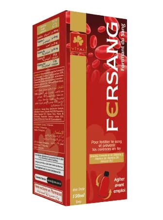 Vital Fersang Sirop Fortifiant du Sang 150 ml