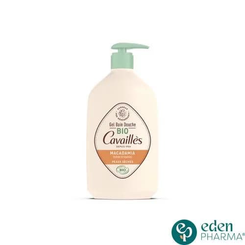 Roge Cavailles Gel Bain Douche Bio Macadamia Peaux Seches 400 ml