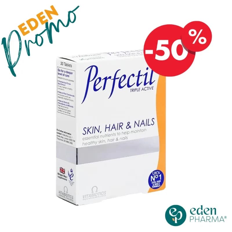 Vitabiotics Perfectil Original Triple Active 30 Comprimés -50%
