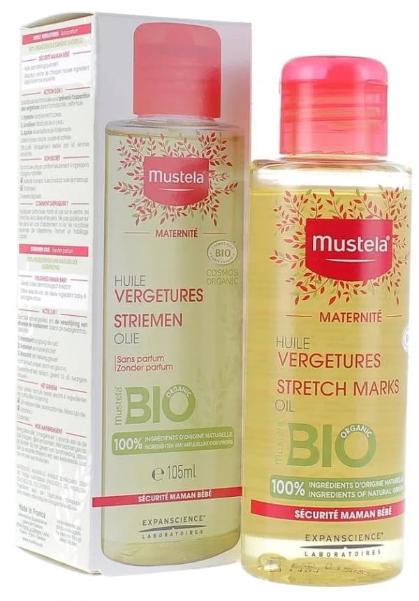 Mustela Huile Vergetures 105 ml