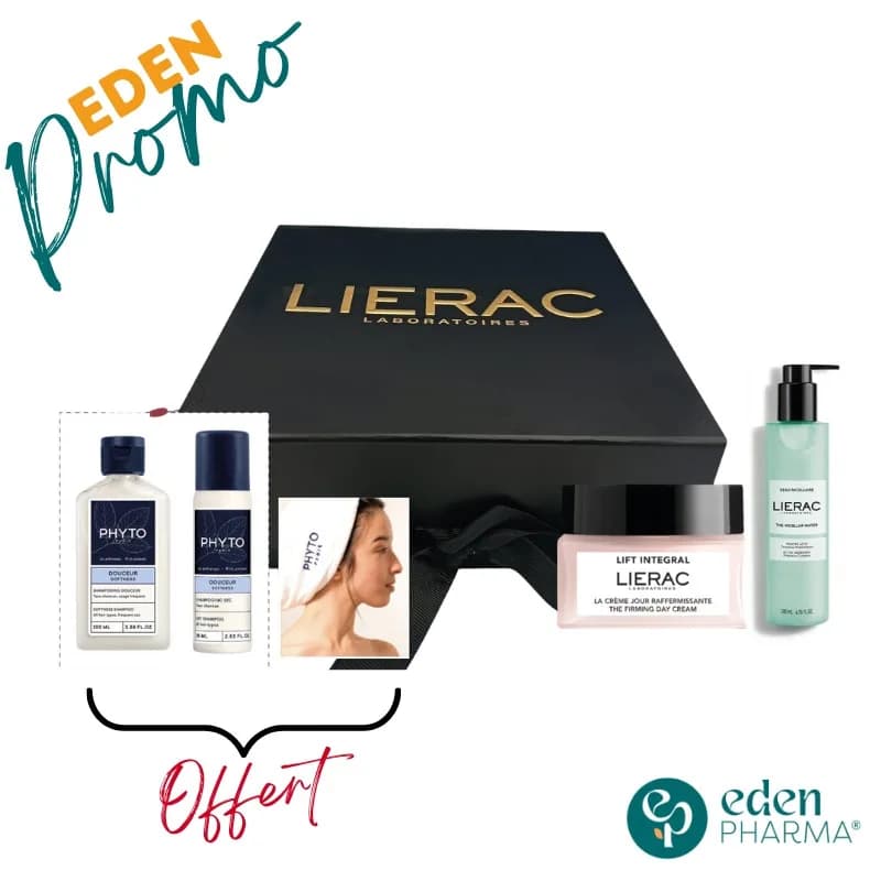 Lierac Coffret Lift Integral Gel-Creme et Gel Demaquillant+ 3 Produits Offert