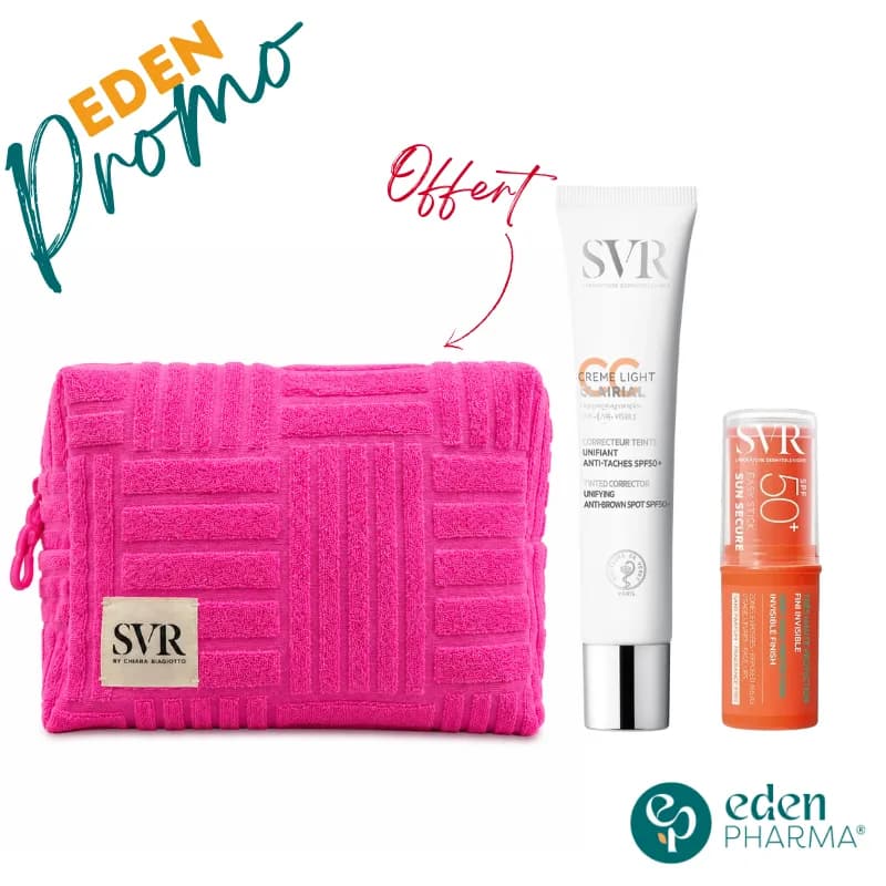 SVR Trousse Clairial Invisible ou Teinte SPF50 40 ml + SVR Sun Secure Stick SPF50 10 g