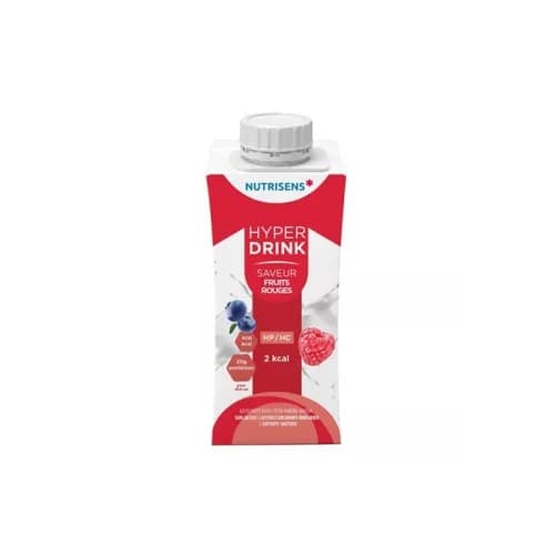 Nutrisens Hyperdrink 2 Kcal Saveur Fruits Rouges 200 ml
