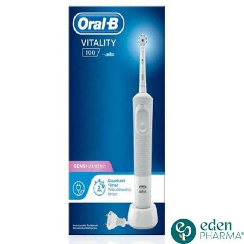 Oral-B Brosse a Dents Electrique Sensitive Vitality D100 Rechargeable
