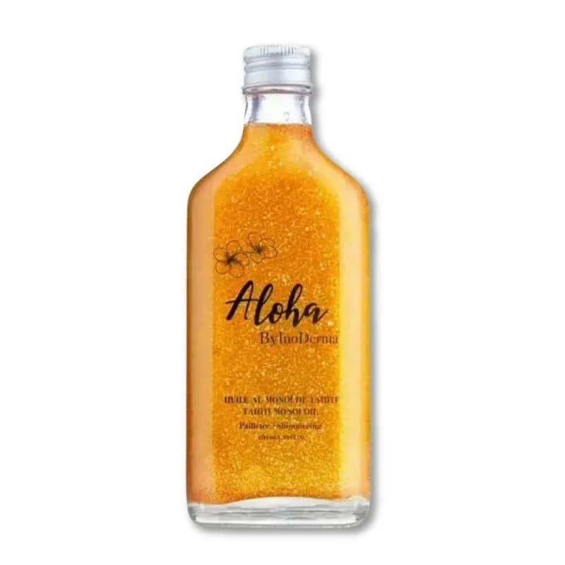 Inoderma Aloha Huile de Monoi de Tahiti Pailletee Gold 100 ml