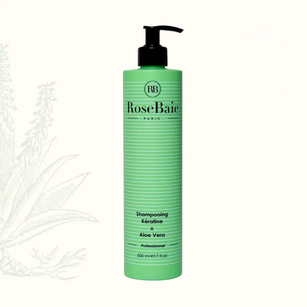 Rosebaie Shampoing Aloe Vera X Kératine 500 ml