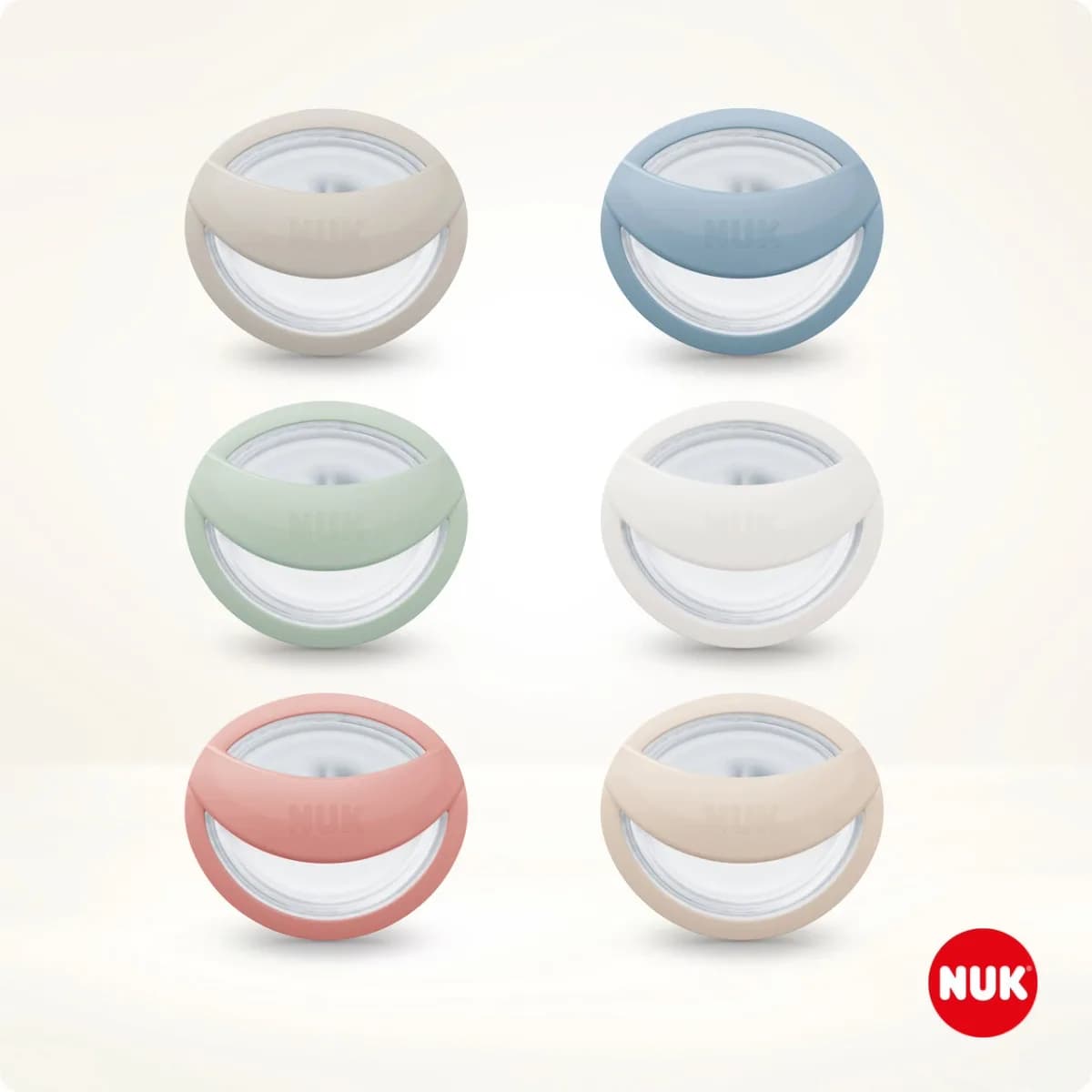 NUK 2 SUCETTES EN SILICONE MOMMYFEEL 0-9M AVEC BOITE