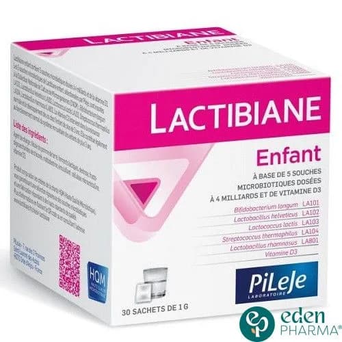 Pileje Lactibiane Enfant 30 Sachets