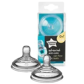 Tommee Tippee Advanced Anti-Colique 2 Tetines a Debit Variable 0 m+