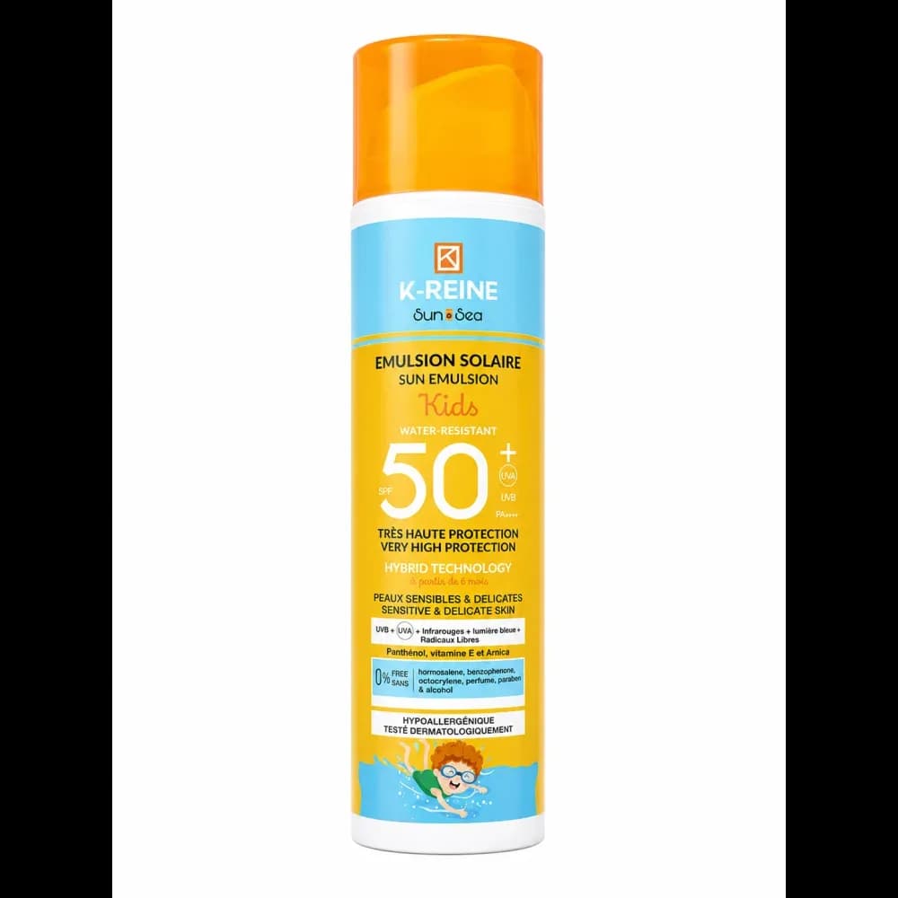 K-REINE SUN & SEA EMULSION SOLAIRE HAUTE PROTECTION KIDS SPF50+ 200ML
