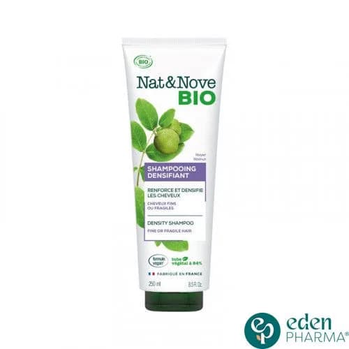 Nat&nove Bio Shampooing Densifiant a L'Extrait de Noyer 250 ml