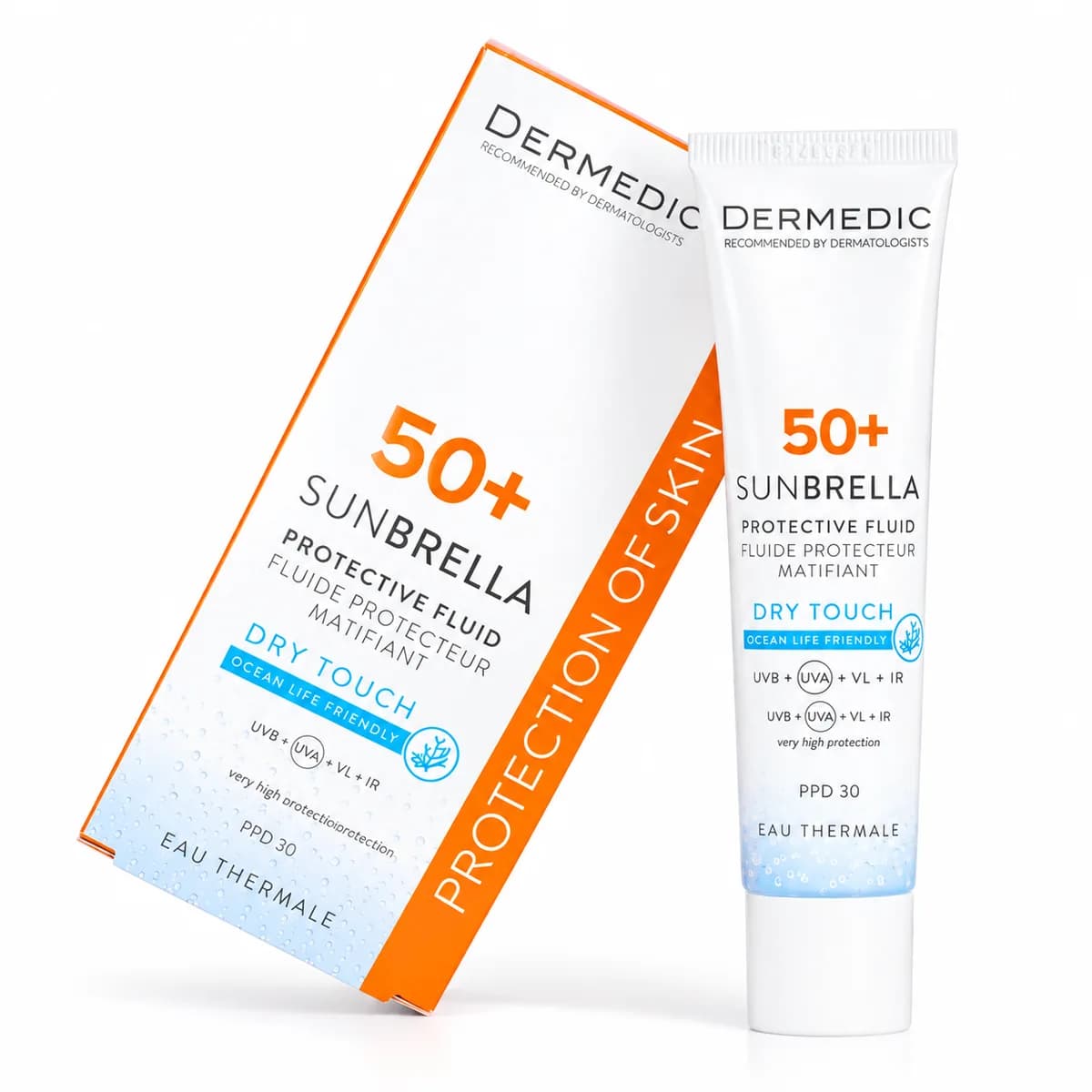 DERMEDIC SUNBRELLA DRY TOUCH CREME PROTECTRICE MATIFIANTE SPF50+ 40ML