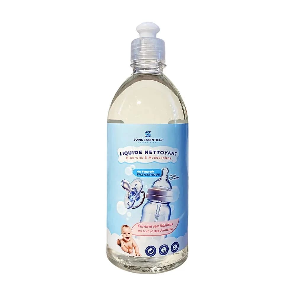 Liquide Nettoyant Biberons Soins Essentiels 500 ml