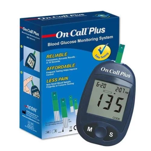 On Call Plus Appareil Glucometre +10lancettes +10 Bionimes