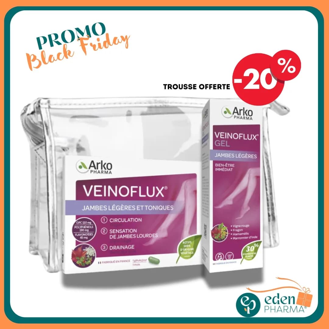 Pack Veinoflux® Jambes Légères -20% et Trousse Offerte