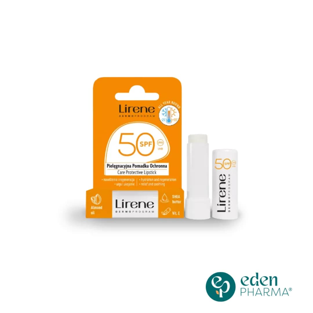 Lirene Baume à Lèvres Nourrissant SPF 50 - Hydratation et Protection