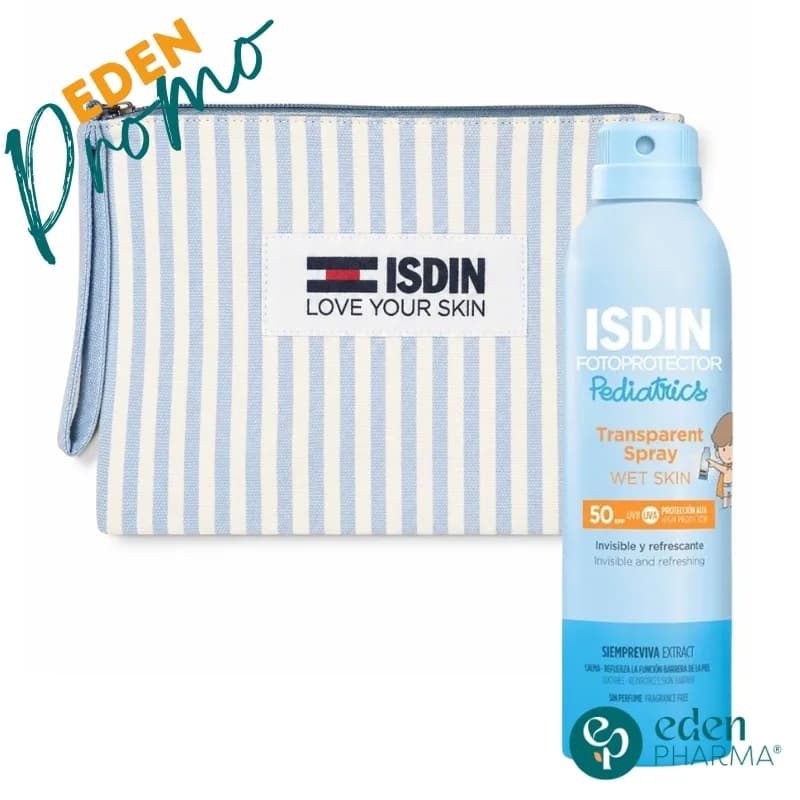 ISDIN Photoprotection Pediatrics Transparent Spray Kids Spf50, 250 ml + TROUSSE OFFERTE