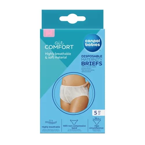Canpol Babies 5 Culottes de Maternite Jetables Taille l