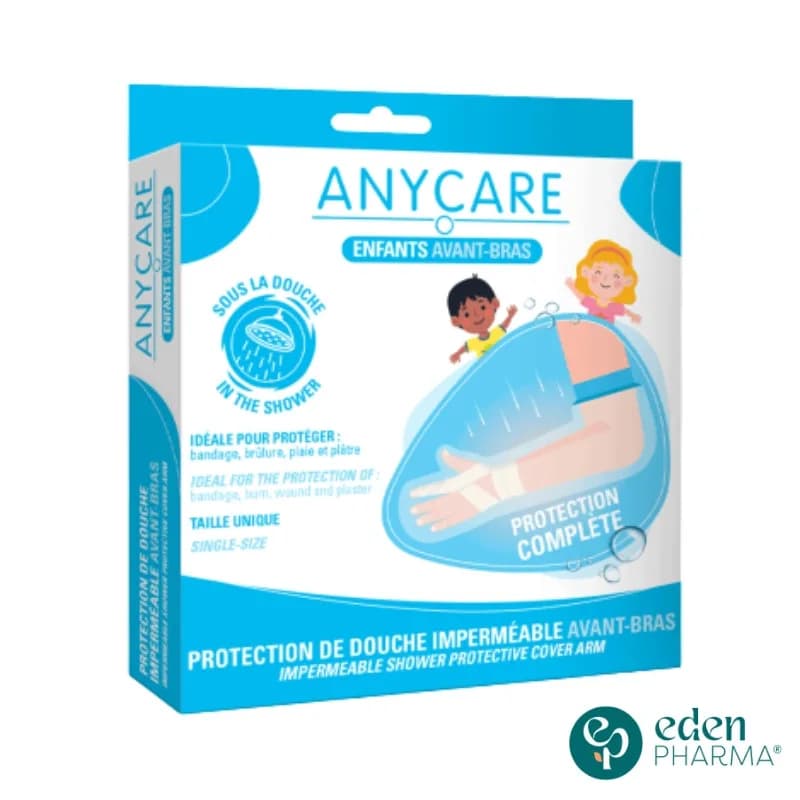 Anycare Protection de Douche Imperméable Enfants Bras