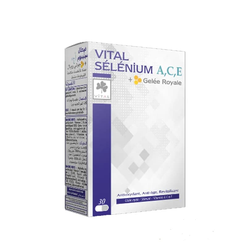 Vital Selenium a C E 30 Gélules