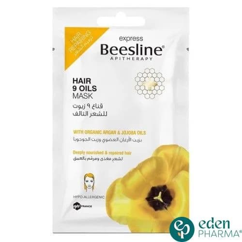 Beesline Masque Cheveux aux 9 Huiles Capillaires