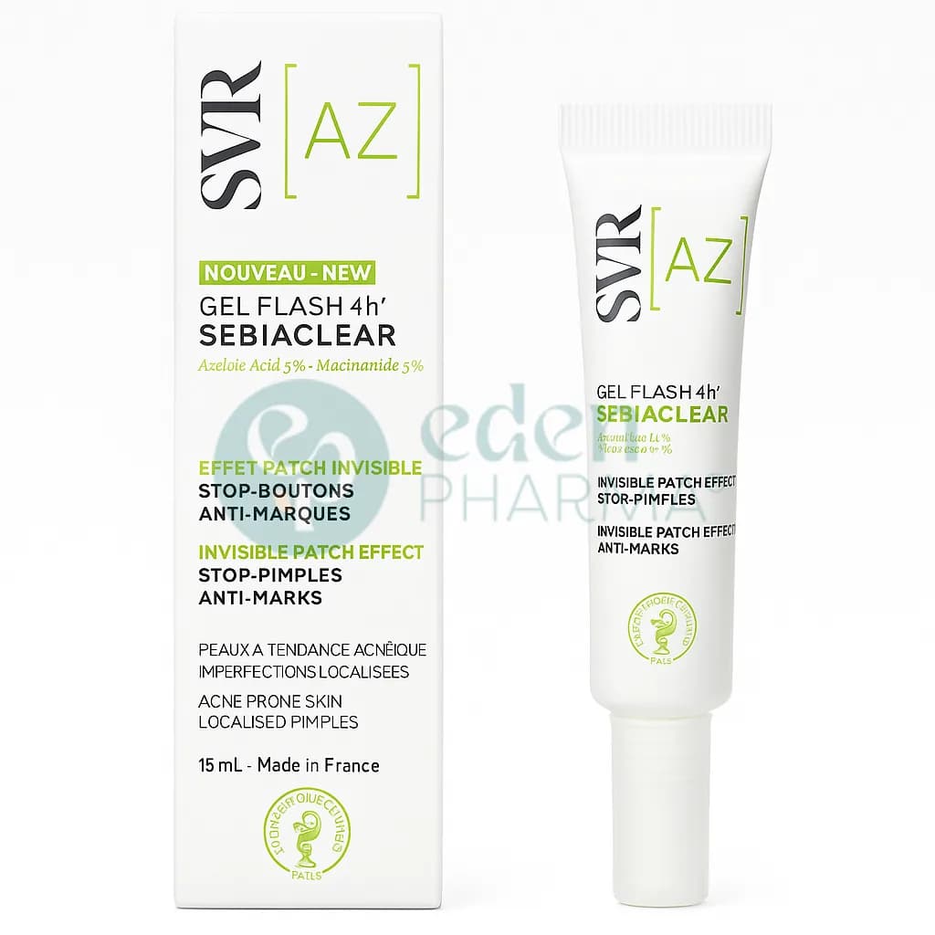 SVR Sebiaclear Gel Flash 4h Effet Patch Invisible 15 ml