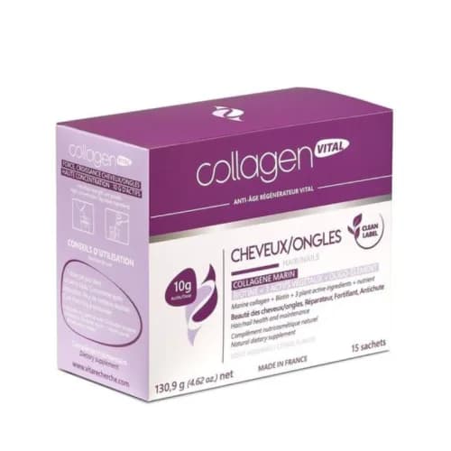 Clean Label Collagen Vital Cheveux et Ongles 15 Sachets