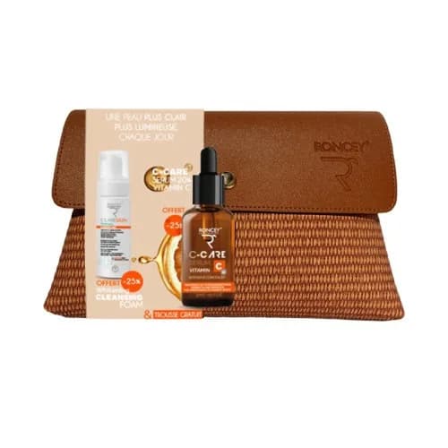 Roncey Trousse Clairskin Serum Vitamine C 20% 30ml+mousse Nettoyant Anti Taches 150ml(-25%)