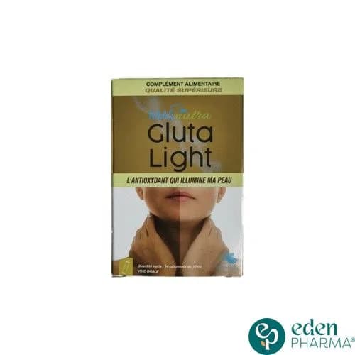 Pack 2 Lots Gluta Light 14 Sticks ( Cure un Mois ) + ISDIN Active Unify Teinte 2 ml Gratuit