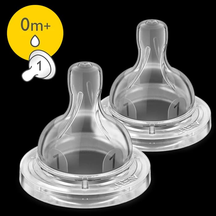 AVENT TETINE ANTI-COLIQUE NOUVEAU NEE 0M+ DEBIT 1 REF SCF631/27
