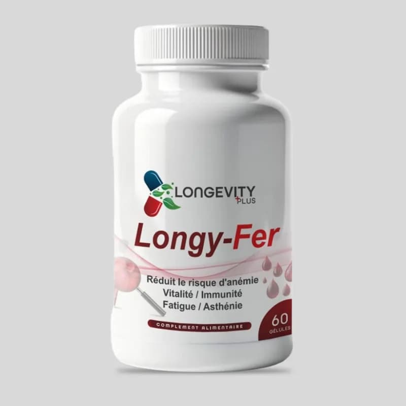 LONGEVITY PLUS LONGY-FER 60 GELULES