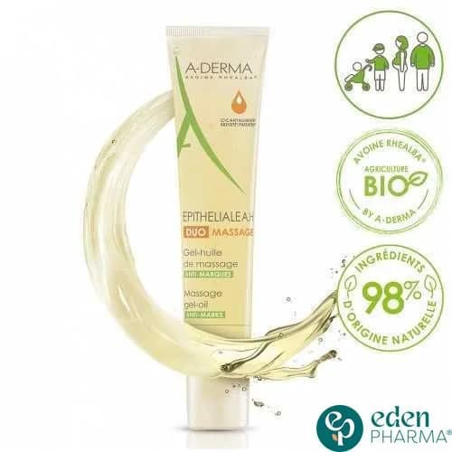 A-Derma Epitheliale Ah Duo Gel Huile de Massage Anti-Marques 40 ml