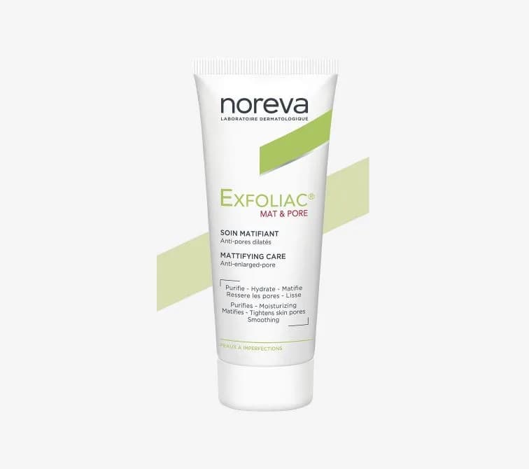 Noreva Exfoliac Mat Pore Soin Matifiant 30 ml + Gel Nettoyant Exfoliac Gratuit