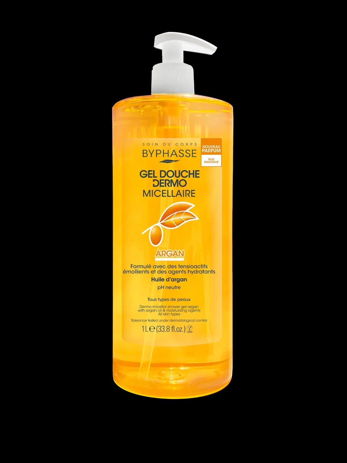 Byphasse Gel Douche Dermo Micellaire Argan 1 l