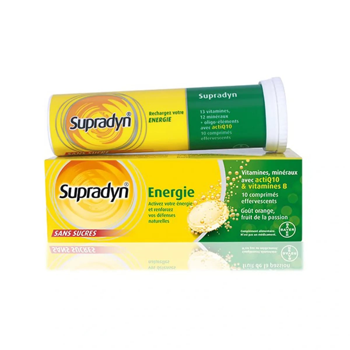 SUPRADYN ENERGIE 10 COMPRIMÉS EFFERVESCENTS (VERT)