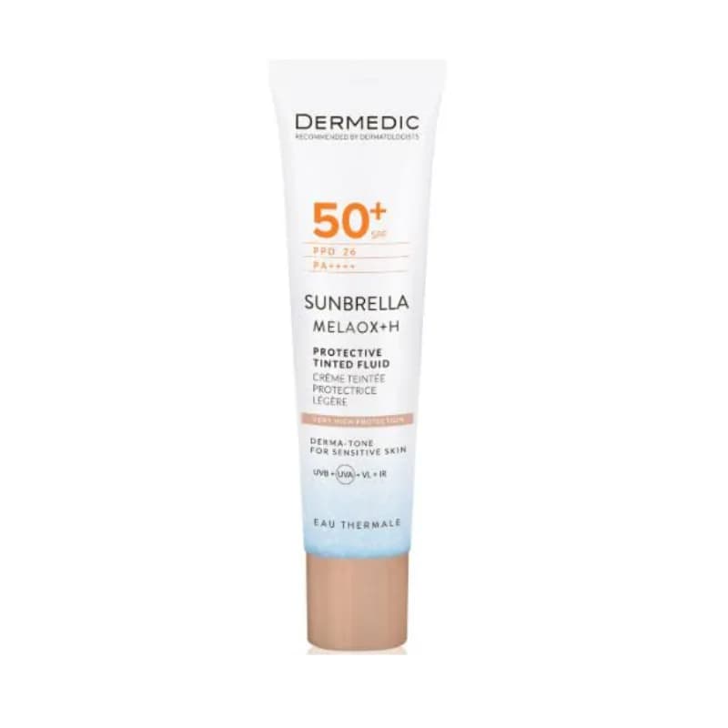 DERMEDIC SUNBRELLA MELAOX +H CREME TEINTEE LEGERE PROTECTION SOLAIRE SPF 50+ 40 ML