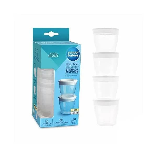 Canpol Babies Pots de Conservation 4 Pcs 180 ml