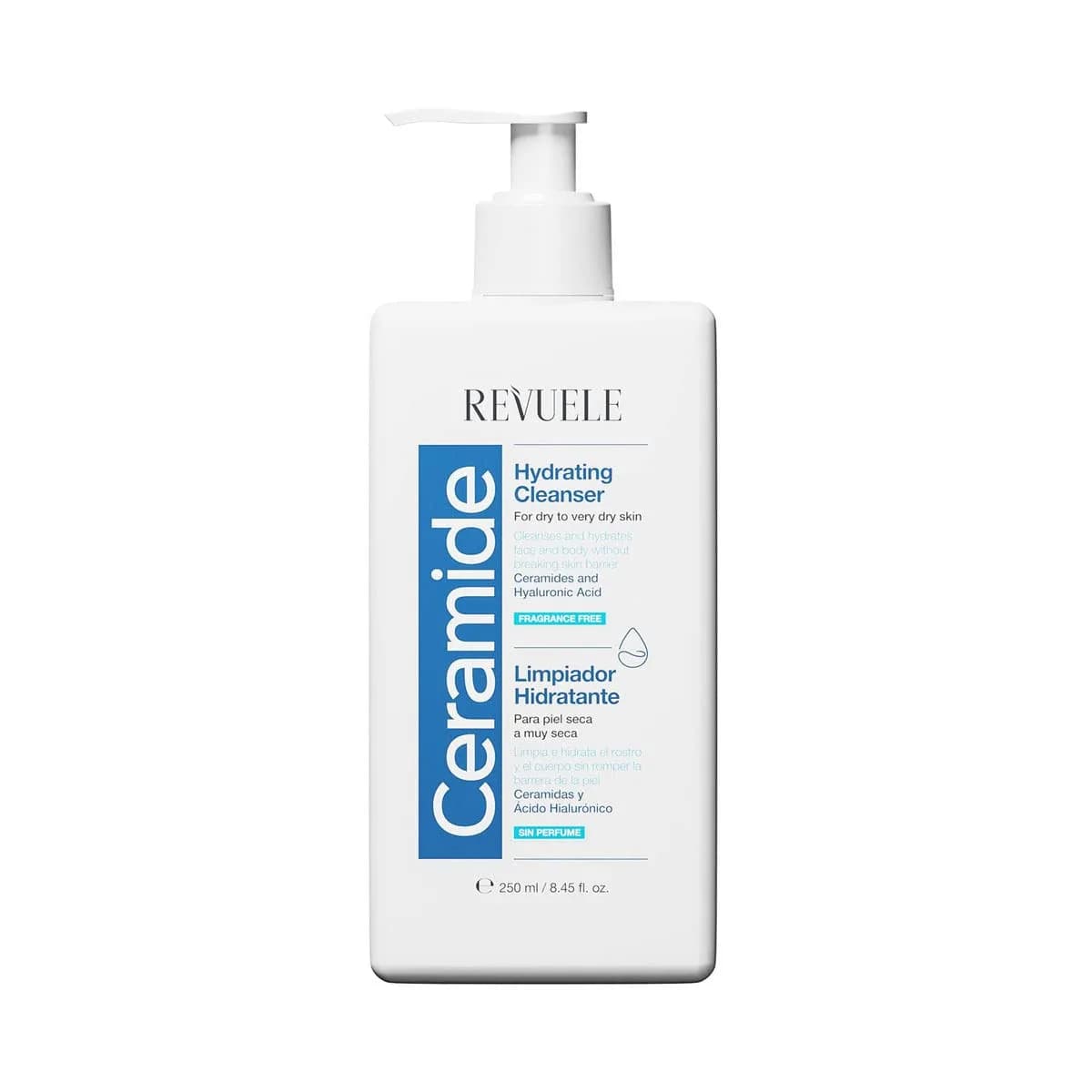 Revuele Céramide Nettoyant Hydratant pour Peaux Sèches 250 ml