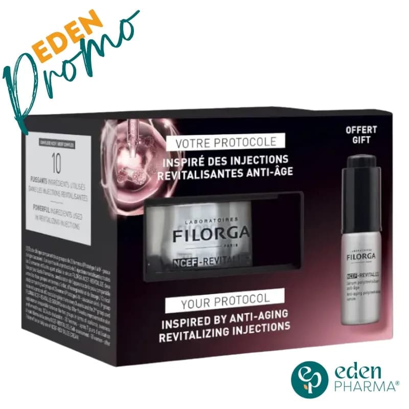 Filorga Ncef-Revitalize Creme Polyrevitalisante 50 ml + Serum Anti-Age 5 ml Gratuit