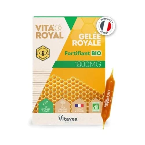 Vitavea Gelee Royale Bio 1800 mg 10 Ampoules