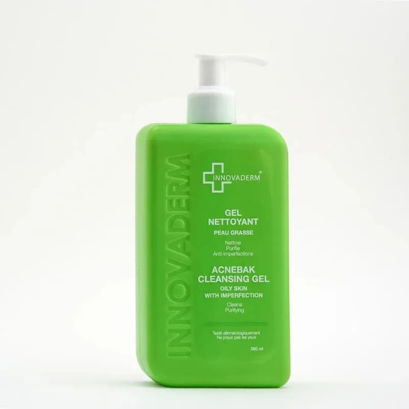 Innovaderm Acnebak Gel Nettoyant Peau Grasse 380 ml