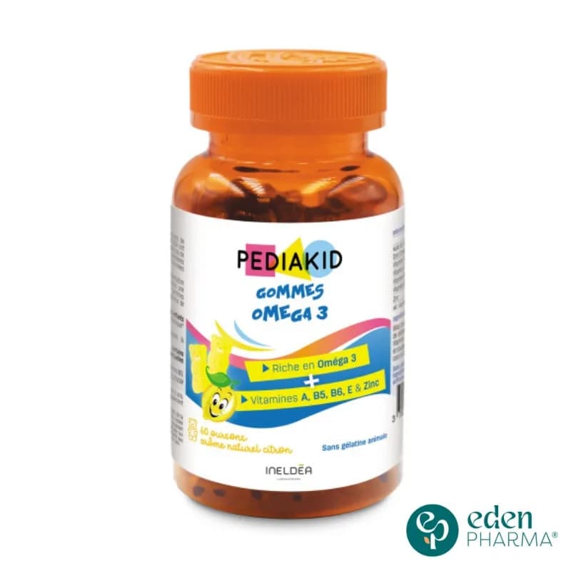 Pediakid Gommes Omega 3 60 Oursons