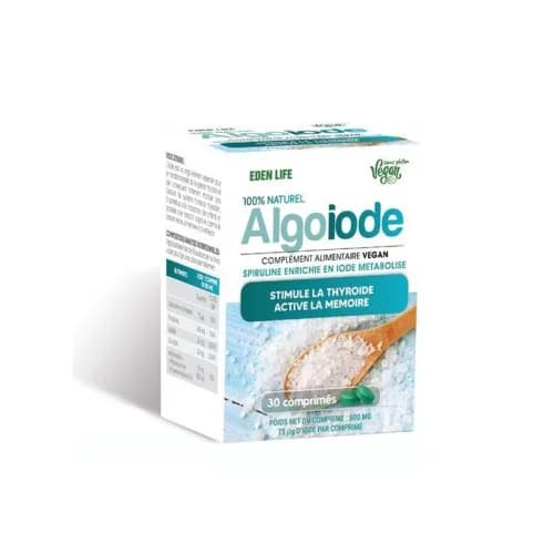 Eden Life Algo Iode 30 Comprimés