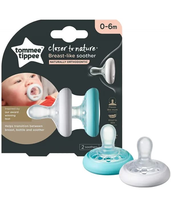 Tommee Tippee Closer To Nature Sucette Breast-Like 0-6m