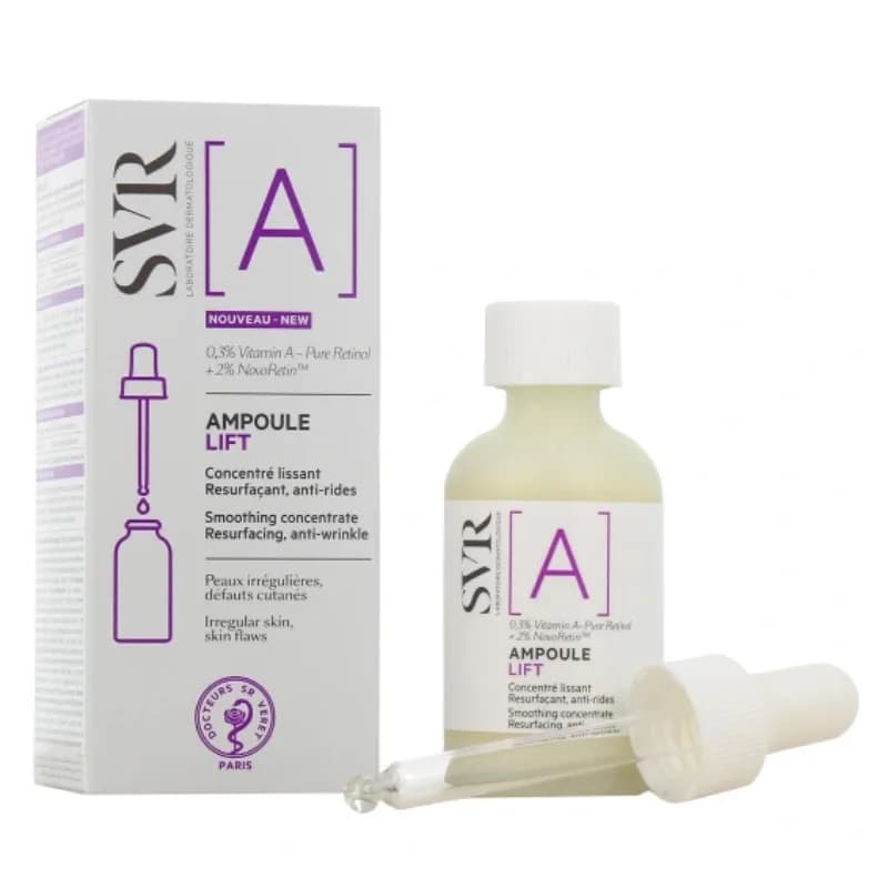SVR Ampoule a Lift 0.3% Concentre Lissant 30 ml Peaux Normales a Grasses