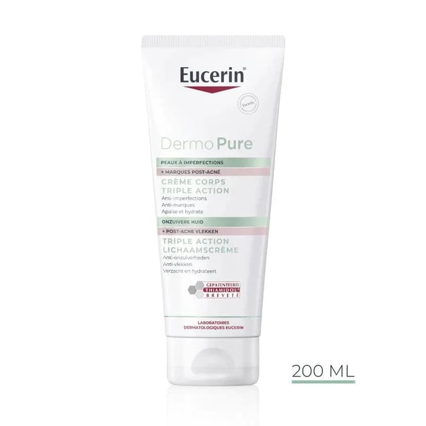 Eucerin Deremopure Creme Corps Triple Action 200 ml