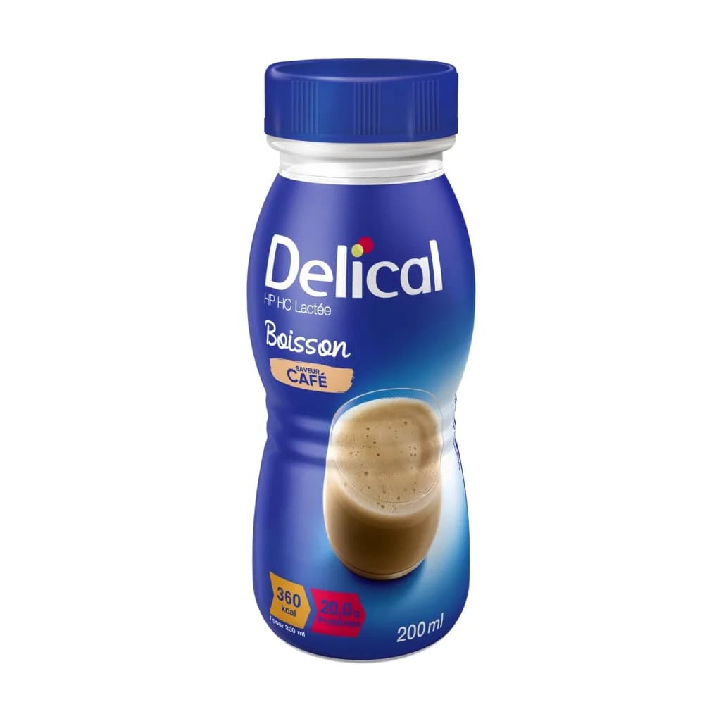 Delical Boisson Lactee Hp Hc Cafe 200 ml