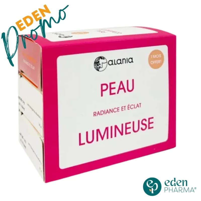 Alania Peau Lumineuse Radiance et Eclat 30 Gélules 3 Boites le 3eme Offert