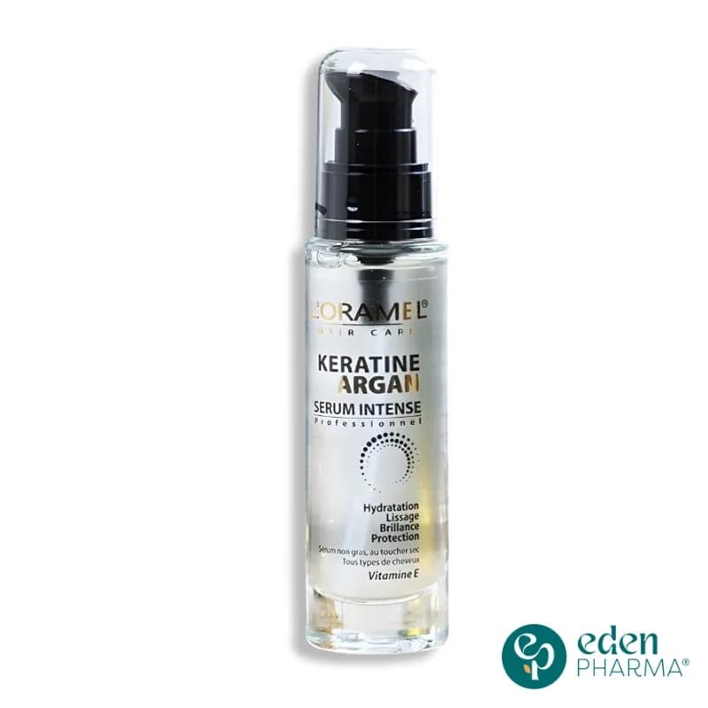 L'Oramel Sérum Capillaire Intense en Argan Kératine Vitamine E 50 ml